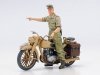 Tamiya 25208 Panzerkampfwagen IV Ausf F. & Motorcycle North Africa 1/35